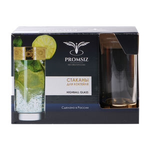 Կոկտեյլի բաժակների հավաքածու Promsiz Polo 290 մլ 6 հատ ERV147-402 