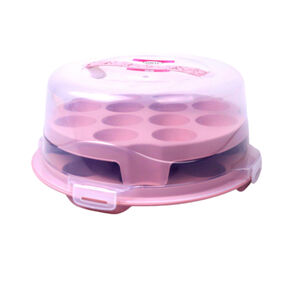 Container of cupcakes Violet 2 floors 0035