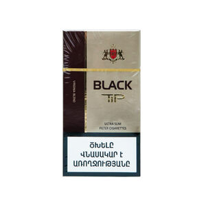 Cigarette Grand Tobacco Black Tip Ultra Slim 20 pieces