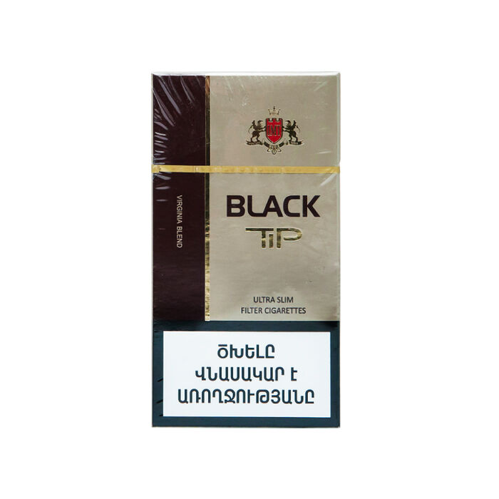 Cigarette Grand Tobacco Black Tip Ultra Slim 20 pieces