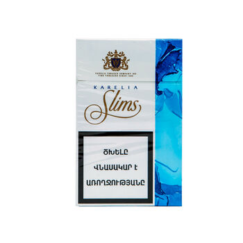 Ծխախոտ Karelia Slims Blue 20 հատ ||Сигареты Karelia Slims Blue 20 шт. ||Cigarettes Karelia Slims Blue 20 pcs.