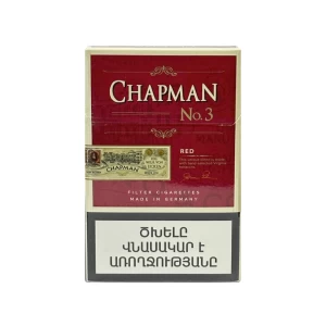 Ծխախոտ Von Eicken Chapman Red Slims N3 20 հատ ||Сигарет  Von Eicken Chapman Red Slims N3 20 штук ||Cigarettes Von Eicken Chapman Red Slims N3 20 pieces
