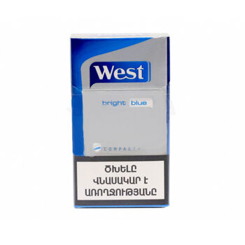 Ծխախոտ West Bright Blue Compact+ 20 հատ ||Сигареты West Bright Blue Compact+ 20 шт. ||Cigarettes West Bright Blue Compact+ 20 pcs.