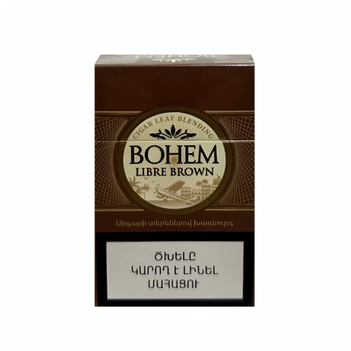 Cigarettes Bohem Libre Brown 20 pieces