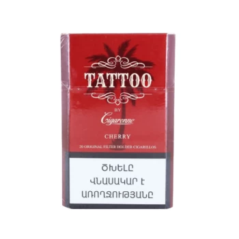 Ծխախոտ Cigaronne Tattoo Cherry 20 հատ ||Сигарет Cigaronne Tattoo Cherry 20 штук ||Cigarettes Cigaronne Tattoo Cherry 20 pieces