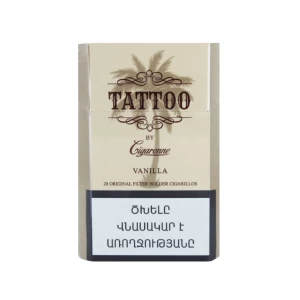 Ծխախոտ Cigaronne Tattoo Vanilla 20 հատ 