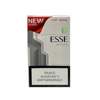 Ծխախոտ Esse White Super Slim 20 հատ ||Сигарет Esse White Super Slim 20 штук ||Cigarettes Esse White Super Slim 20 pieces