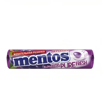 Մաստակ Mentos Pure Виноград 8 հատ ||Жевательная резинка Mentos Pure Виноград 8 шт. ||Chewing gum Mentos Pure Виноград 8 pcs.