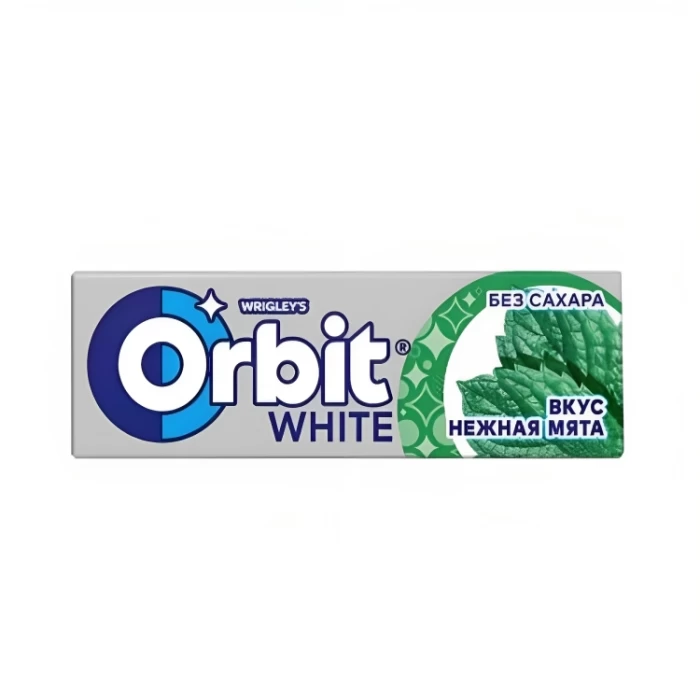 Жевательная резинка Orbit White нежная мята 10 шт. 