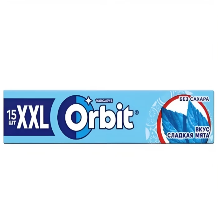 Жевательная резинка Orbit XXL сладкая мята 15 шт. 