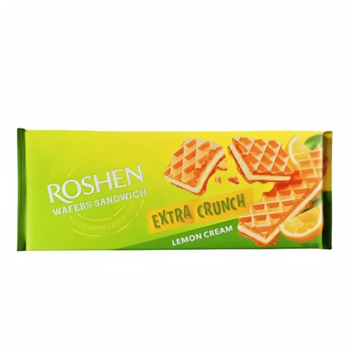 Вафли Молочный с лимоном "Roshen" Extra Crunch 142 гр 