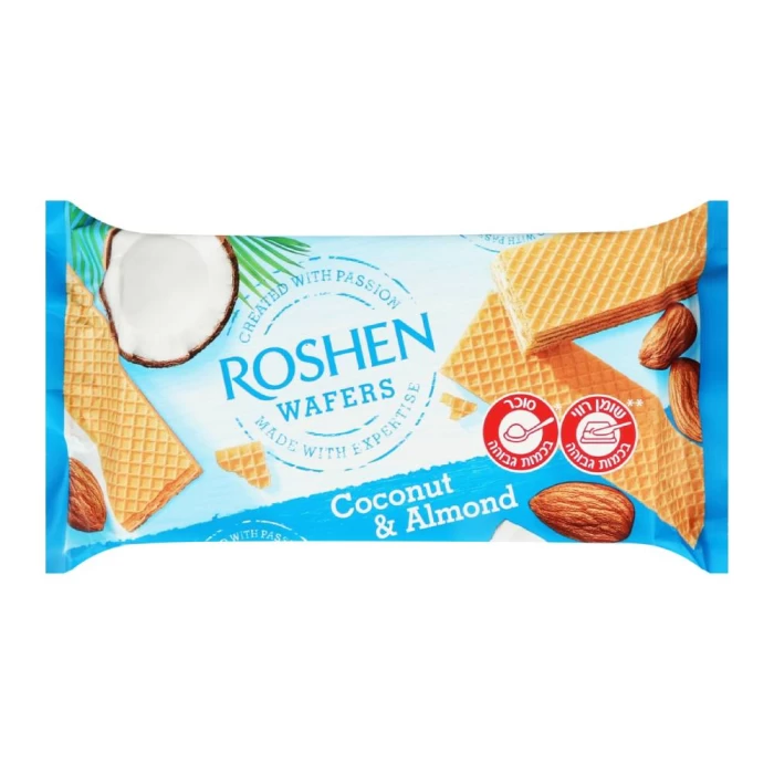 Вафли молочные "Рошен" с кокосом 216 гр