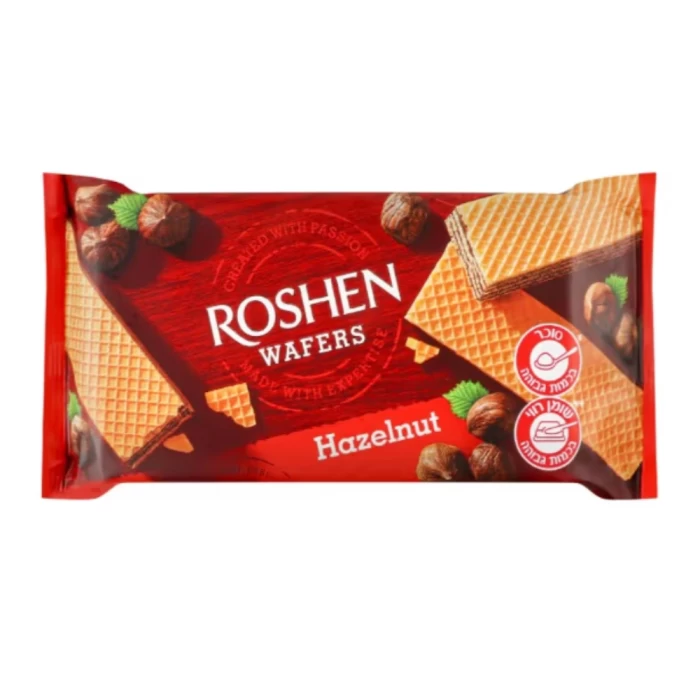  Вафли шоколадные "Roshen" Hazelnut 216 гр 
