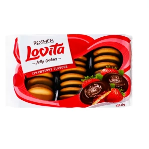 Печенье Roshen Lovita Strawberry 420 гр 