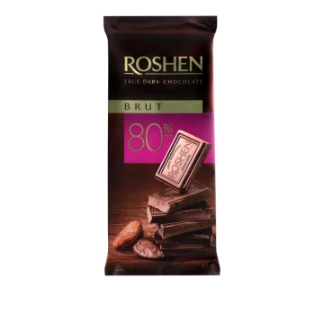 Շոկոլադե սալիկ 80% Roshen 85գր ||Шоколадная плитка 80% Roshen 85гр. ||Chocolate bar 80% Roshen 85gr.