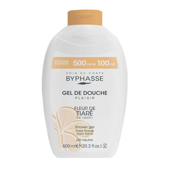 Гель-мочалка для душа Byphases 600 мл 