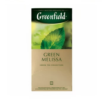 Թեյ Greenfield Green Melissa 25 հատ ||Чай Greenfield Green Melissa 25 шт. ||Greenfield tea Green Melissa 25 pcs.