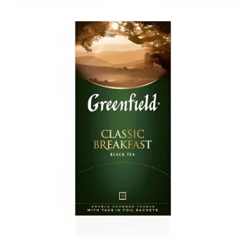 Թեյ Greenfield Classic Breakfast 25 հատ ||Чай Greenfield Classic Breakfast 25 шт. ||Greenfield tea Classic Breakfast 25 pcs.