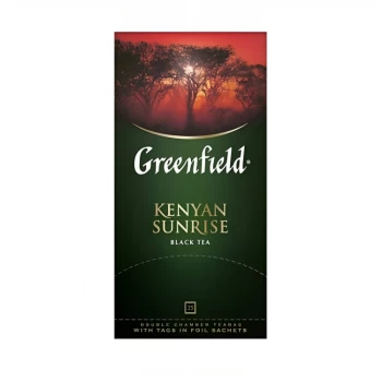 Թեյ Greenfield Kenyan Sunrise 25 հատ ||Чай Greenfield Kenyan Sunrise 25 шт. ||Greenfield tea Kenyan Sunrise 25 pcs.