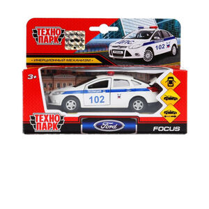 Игрушечная машинка Ford Focus Полиция металл 12 см 3+ 