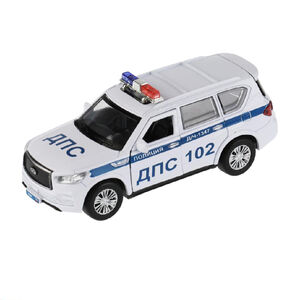 Toy car Infiniti QX80 Police metal 12 cm 3+