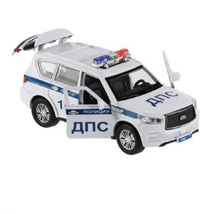 Toy car Infiniti QX80 Police metal 12 cm 3+