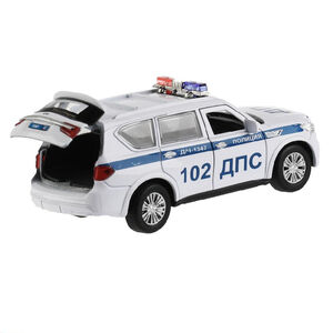 Toy car Infiniti QX80 Police metal 12 cm 3+