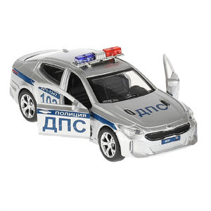 Игрушечная машинка KIA Stinger Police металл 12 см 3+ 