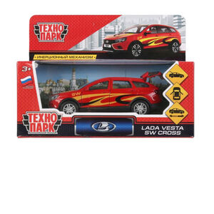 Игрушечная машинка Lada Vesta SW Cross Sport металл 12 см 3+ 
