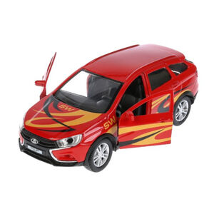 Игрушечная машинка Lada Vesta SW Cross Sport металл 12 см 3+ 