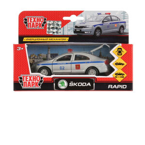 Игрушечная машинка Skoda Rabit Police металл 12 см 3+ 