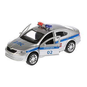 Игрушечная машинка Skoda Octavia Police металл 12 см 3+ 
