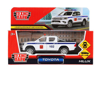 Խաղալիք ավտոմեքենա Toyota Hilux Police մետաղյա 12 սմ 3+ 
