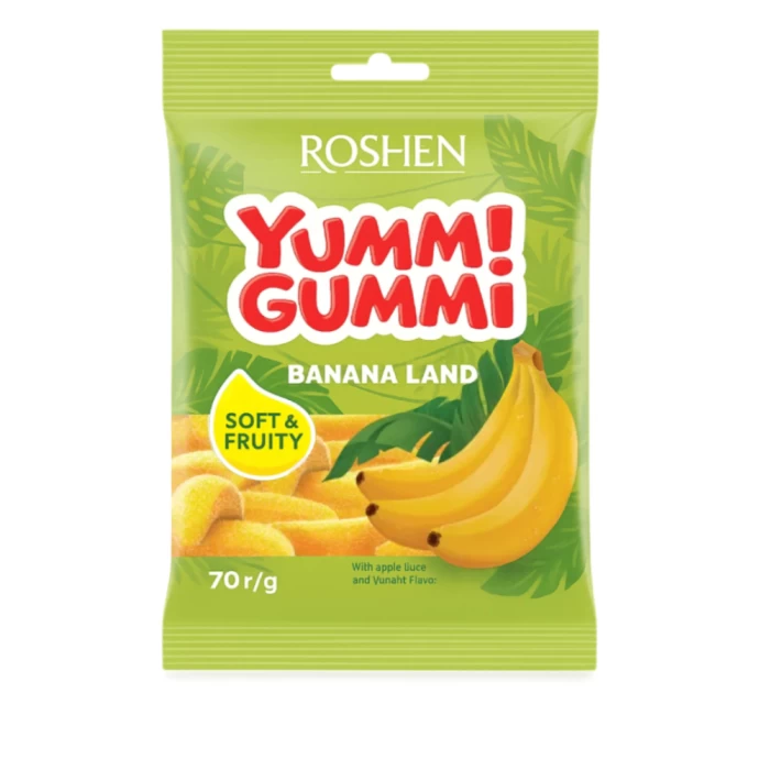 Marmalade Roshen Banana Land 70 gr