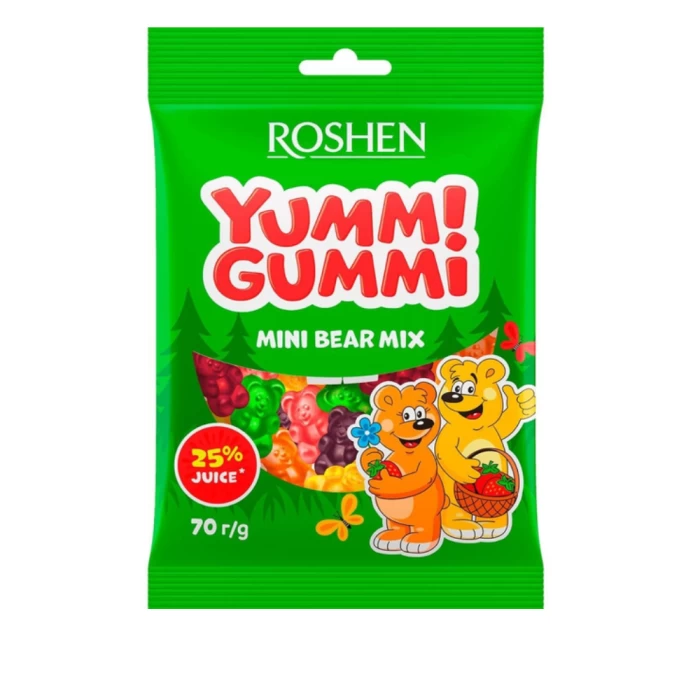 Marmalade Roshen Mini Bear Mix 70 gr