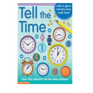 Sticker book "Guess the time" - more than 100 stickers for telling the time