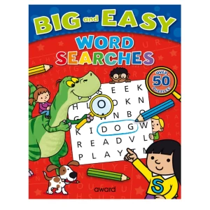Книга «Big and Easy Word Searches dinosaur» Sophie Giles 