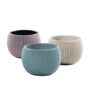 Set of Cozies Trio Flowerpots 15x11 cm