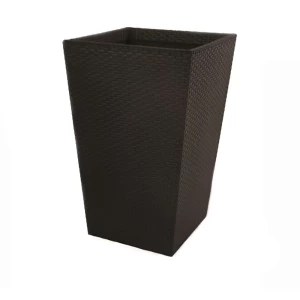 Planter Rattan 28x28x43 cm