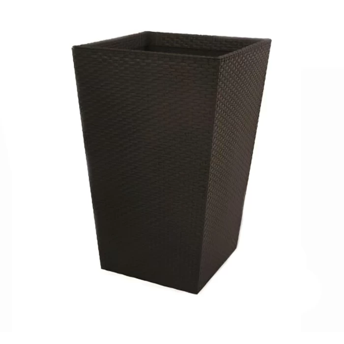 Planter Rattan 28x28x43 cm