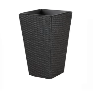 Planter Rattan 28x28x43 cm