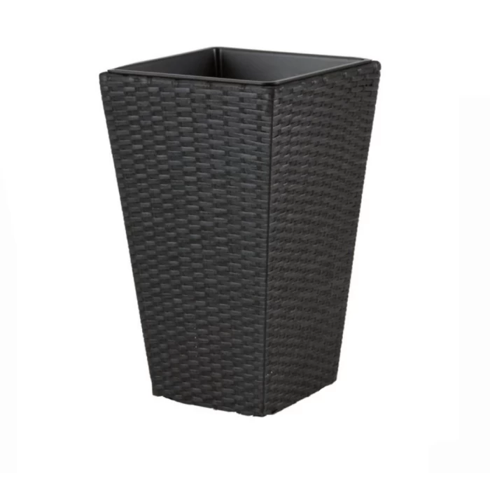 Planter Rattan 28x28x43 cm