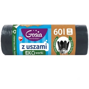 Աղբի տոպրակ բռնակով Gosia 60 լ 10 հատ 20 մկմ 