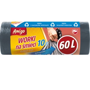 Աղբի տոպրակ Amigo 60 լ 10 հատ 20 մկմ 