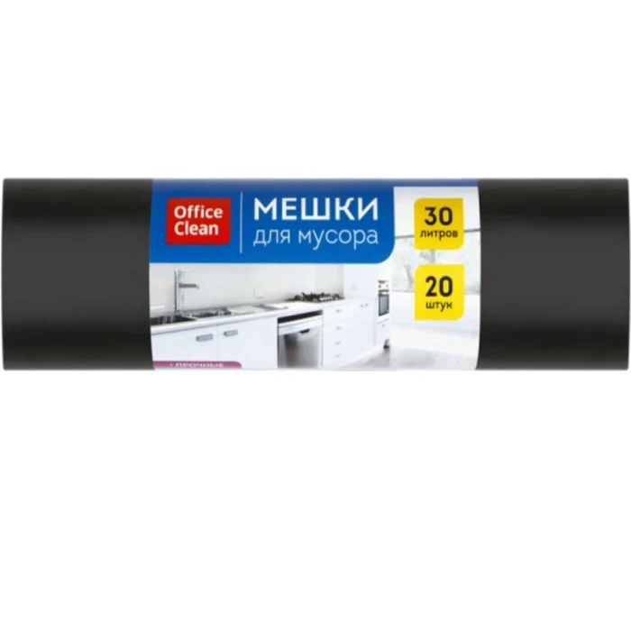 Աղբի տոպրակ Office Clean 30 լ 20 հատ 20 մկմ 