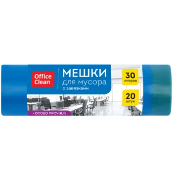Աղբի տոպրակ Office Clean 30 լ 20 հատ 20 մկմ ||Мешки для мусора Office Clean 30 л 20 шт 20 мкм ||Office Clean 30L Trash Bags (20 pcs) 20 mkm