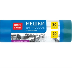 Աղբի տոպրակ բռնակով Office Clean 30 լ 20 հատ 20 մկմ 