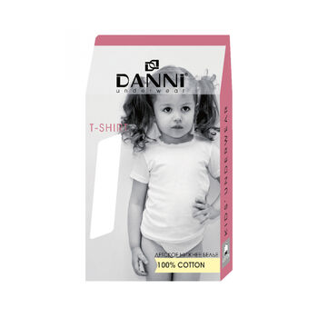 Շապիկ աղջկա Danni կիսաթև սպիտակ 