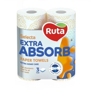 Սրբիչ խոհանոցի Ruta Extra Absorb 3 շերտ 2 հատ 