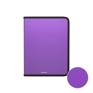 Папка для тетрадей на молнии пластиковая ErichKrause Diagonal Vivid A4+ 50351